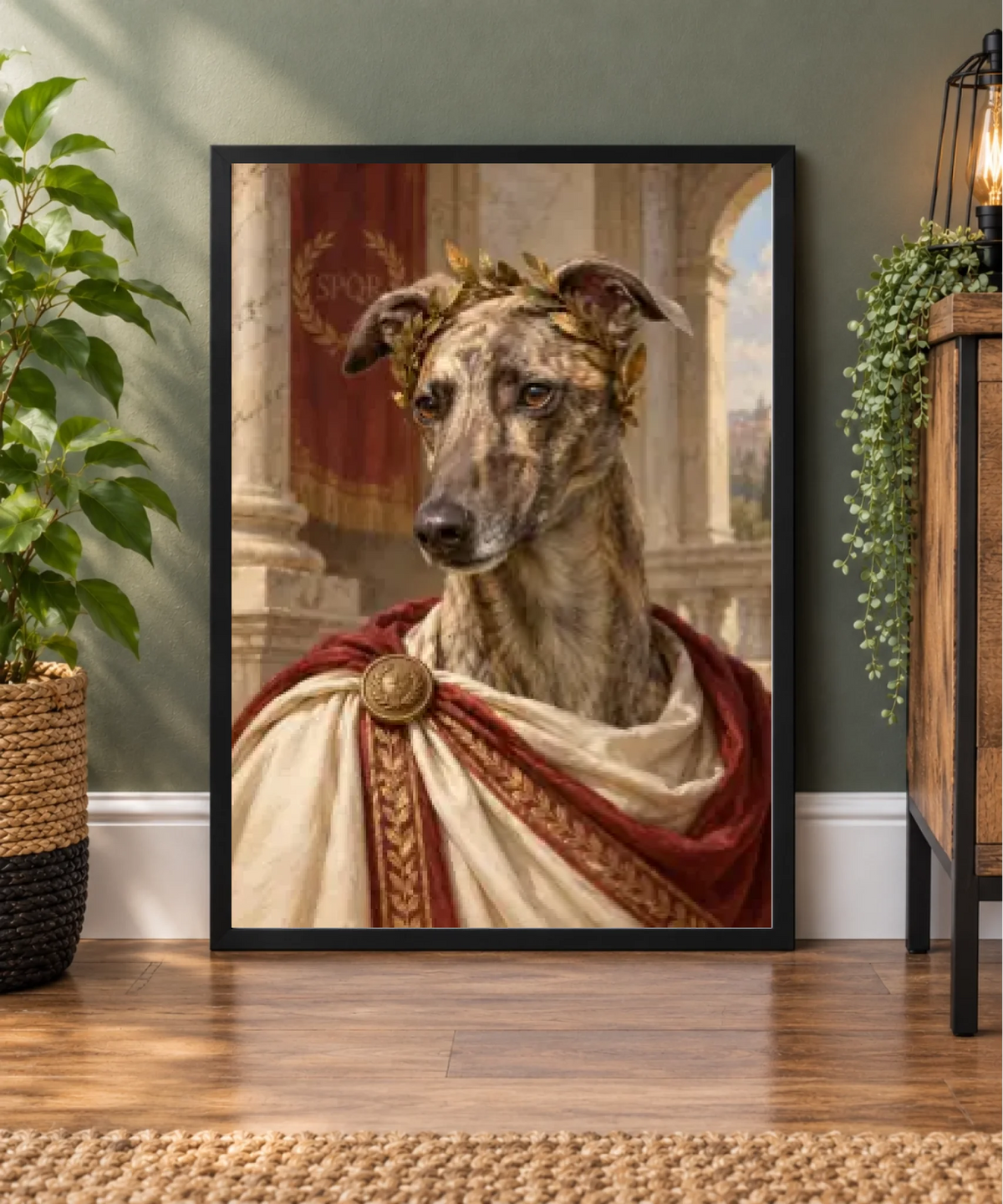 Minimalist Black Frame Interior Vignette