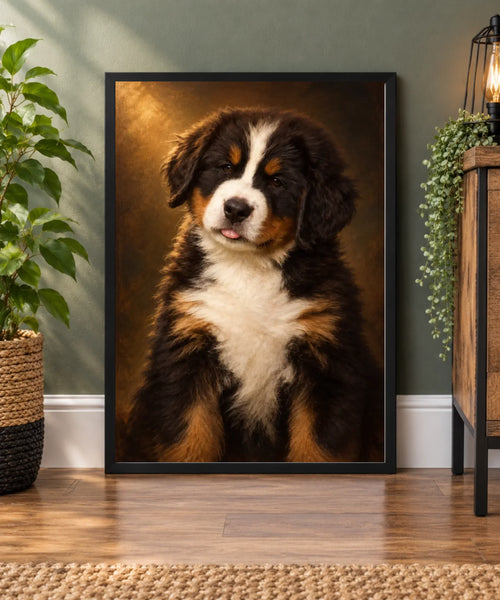 Minimalist Black Frame Interior Vignette